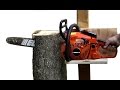 Gravity Does The Work With This VERTICAL Chainsaw Mill