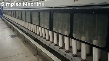 Simplex machine in spinning mills | Roving Frame |