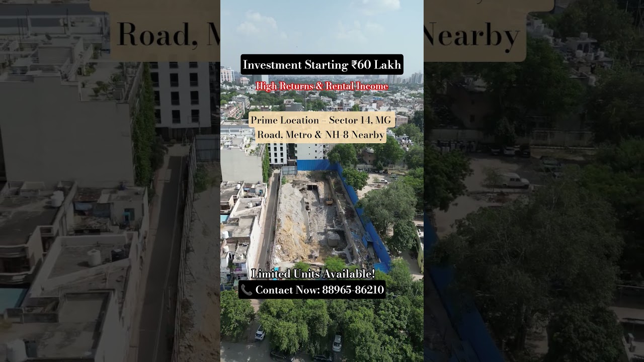 Bhumika Builder New Commercial Launch | Sector 14 Gurgaon | Shops & Investment Call:-98719-91311