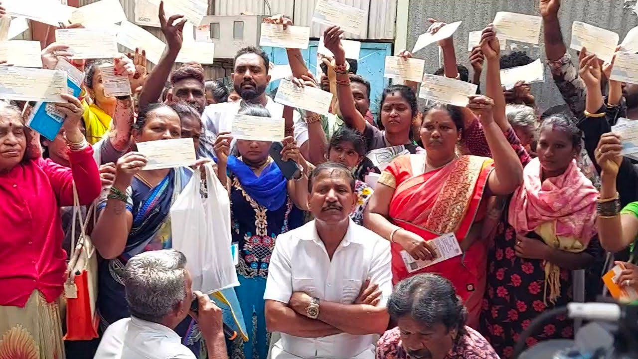 Kgf Babu 11700 cheques distribute Till date at Chickpet assembly Vinoba Nagar and D'souza colony