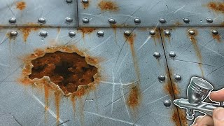 Airbrush Rust Effect