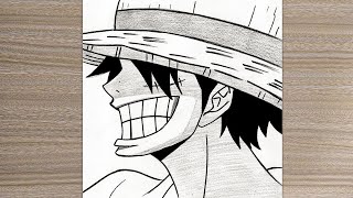 How to Draw Luffy EASY | Step-by-Step Anime Tutorial for Beginners screenshot 2