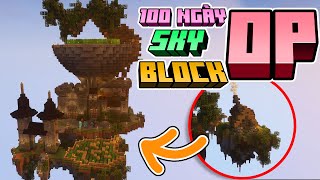 100 Ngày Skyblock OP trong Server Minecraft Làng Bee