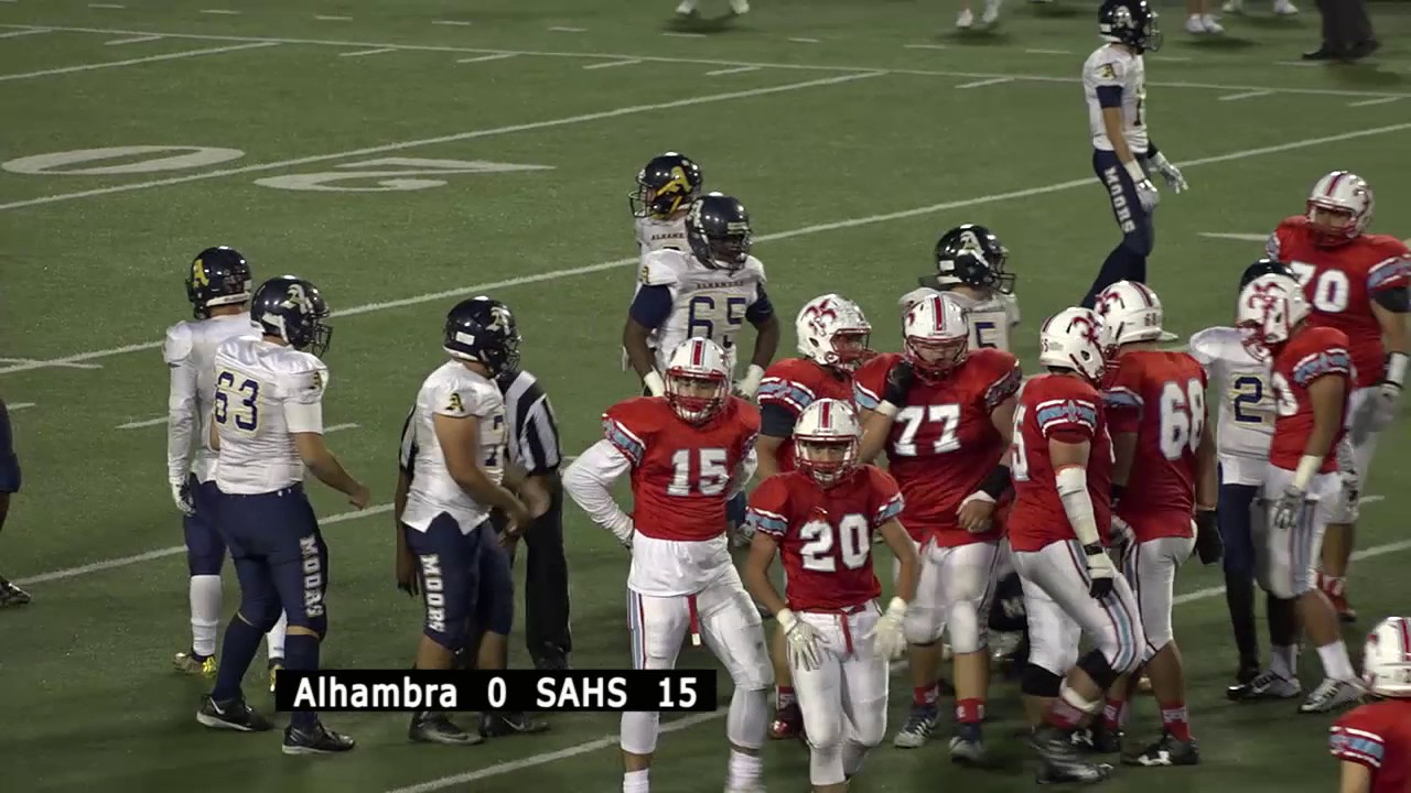 Santa Ana H.S. Football versus Alhambra H.S. Part 2 SAUSDTV