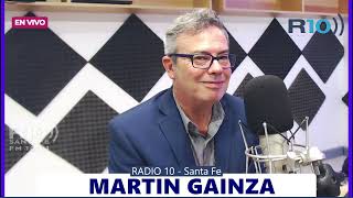 Martín Gainza cad. a Constituyente en Radio 10 Santa Fe