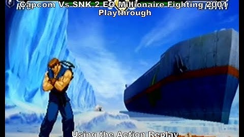 Capcom vs Snk 2 EO Millionaire Fighting 2001 Ryu Playthrough using the AR for Gamecube :D #Nintendo