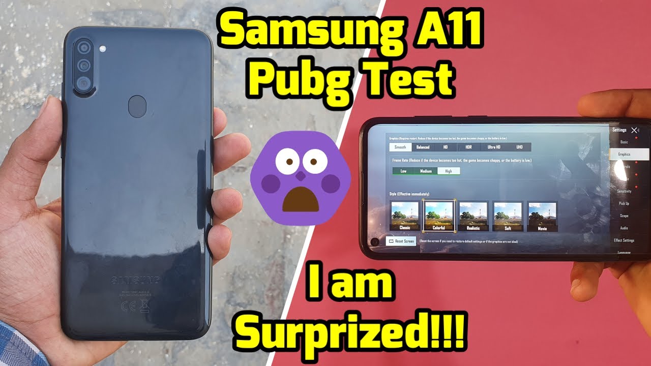 Samsung A11 pubg test Full & Gaming Review || The Gaming Review of