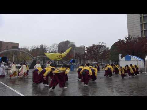 志舞（四日市よさこい祭り2016）市民公園会場