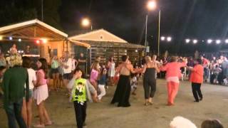 Greek dance Benitses, Corfu, Sirtaki