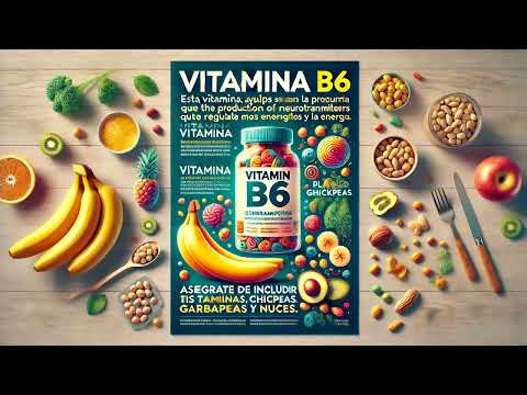 Cansado y sin Energía? Estas Vitaminas son la Solución que Necesitas en alimentos o complementos