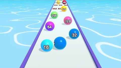 Ball Run 2048 - All Levels Gameplay Android, iOS (Part 22)