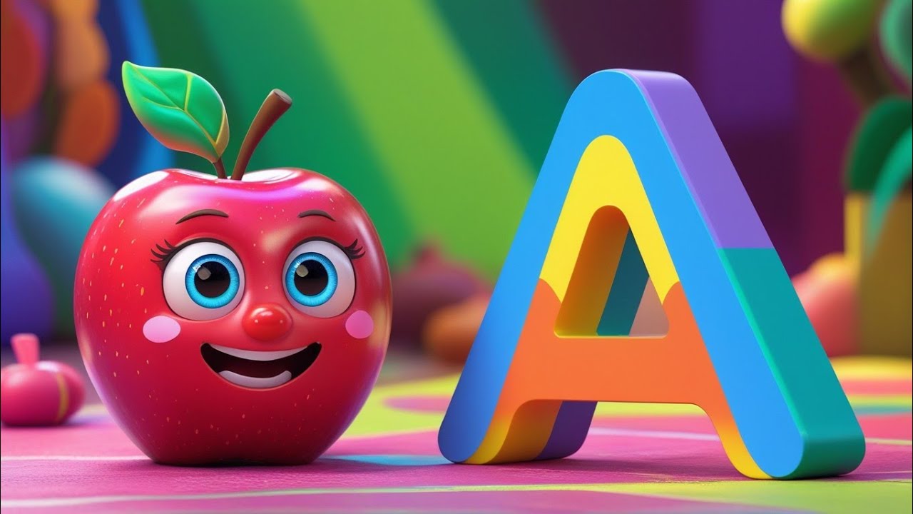 ABC SONG 👨‍👩‍👧‍👦 | A FOR APPLE, B FOR BALL |A TO Z ALPHABET LEARNING | EPISODE-24 | AVI KIDS TV