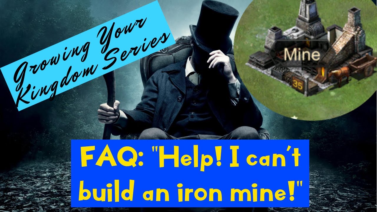 Evony - FAQ: "Help! I can't build an iron mine!" #evony #
