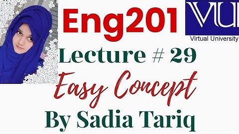 Lecture no 29 (Eng-201)#V.uShort Urdu Lecture With Sadia Tariq