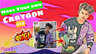 GTA Game Photo Editing | GTA vector Art Tutorial | GTA Photo Editing PicsArt #GTA | #Ayushediting253 screenshot 5