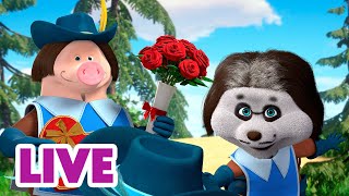 🔴 LIVE STREAM 🎬 Masha and the Bear 🙋 Manners Matter 🍽️