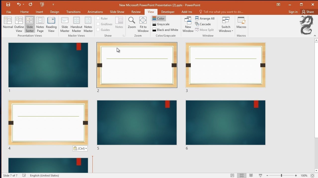 copy slides from one powerpoint presentation to another