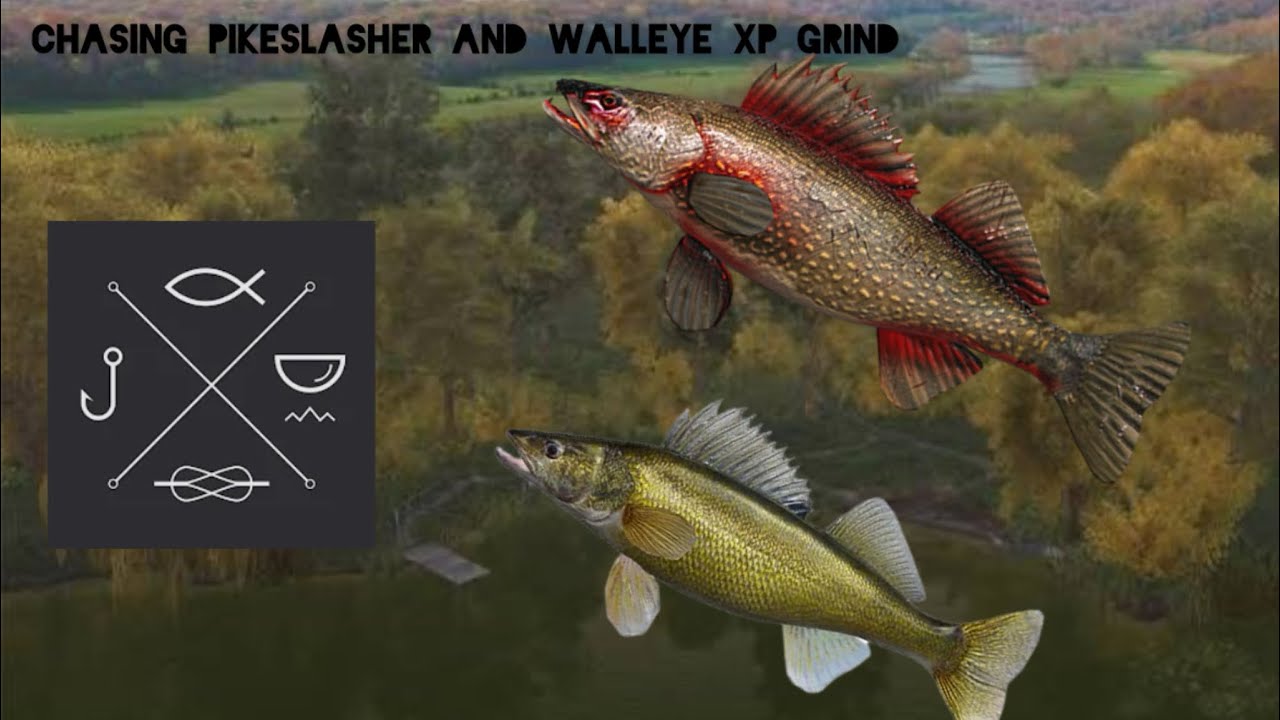 Hunting The Pikeslasher And Walleye XP Grind In Emerald Lake! 
