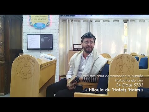 3MN DE TORAH POUR COMMENCER LA JOURNÉE - HILOULA DU 'HAFETS 'HAÏM