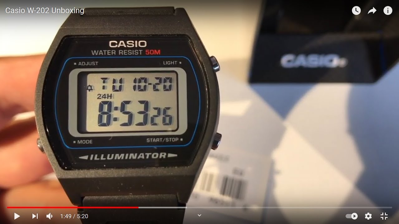 Casio - and Features. Is it a Casio B640WB?! - YouTube