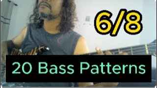 tony M- Music Production ; 20  6/8 Bass Patterns