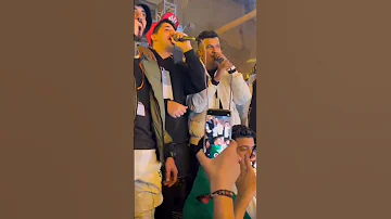 عصام صاصا وعنبة بيغنو لايف اه يا بخته اللي يزاملني اون فاير لايف عصام صاصا عنبه 
