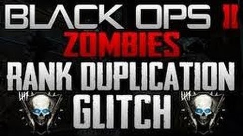 Black Ops 2 Zombies Rank Duplication Glitch - Highest Level Zombies Emblem Tutorial (PS3)