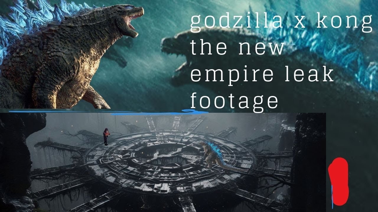 Godzilla minus one \\ godzilla x kong the new empire leak footage YouTube