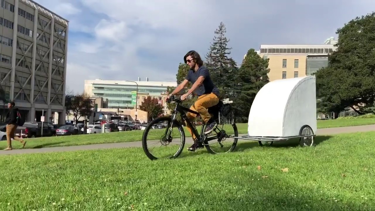 Nomads.ai - Urban Nomad Bike Camper Trailer