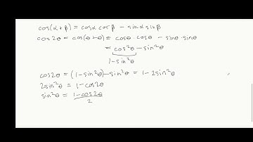 Double Angle, Half Angle, & Power Reduction Formulas Derivation/Proof