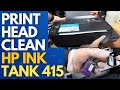 How to Clean Printhead in HP Ink Tank Wireless 415 Printer | Fix Faded or Missing Prints
