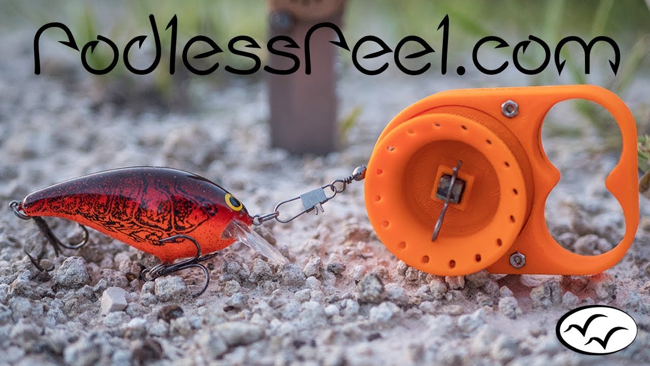 Rodless Reel - Catching some fish. New Fishing Invention 2019