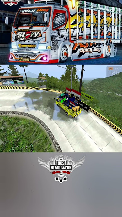 TRUK DEMO DI SITINJAU LAUIK #bussid #truck #sitinjaulauik #simulator