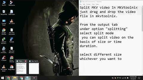 Split Videos In MKVtoolnix