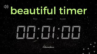 1-Minute Timer - Space Themed Relaxation