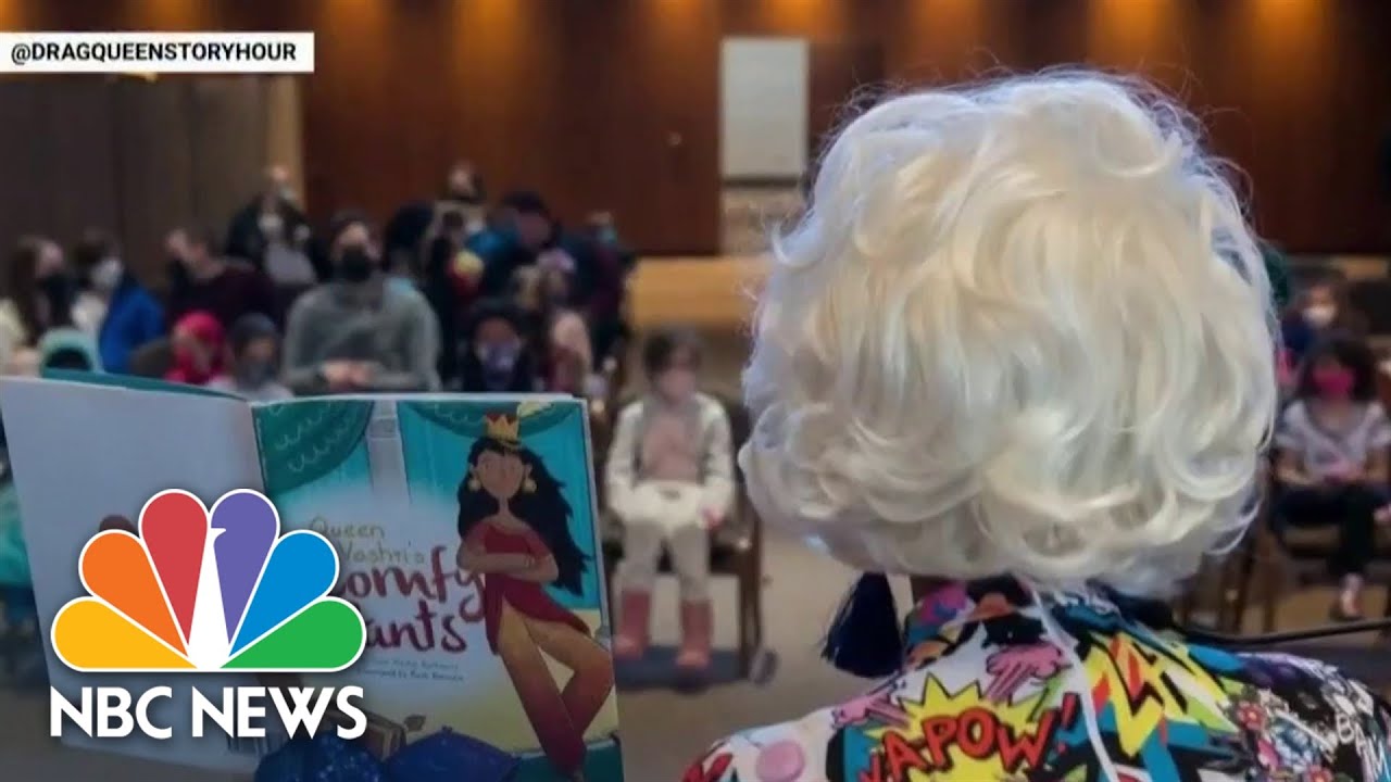 Drag Queens Read Stories With Positive Gender-Fluid Role Models To Children