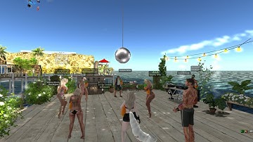 Testing the Flycam function in Secondlife with an Xbox controller.