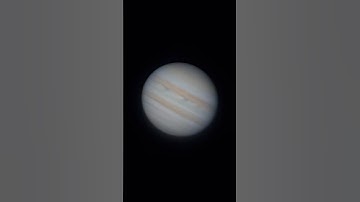 2 hours rotation of the Gas giant from my telescope #telescope #jupiter #gasgiant