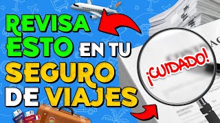 SEGUROS DE VIAJE ¿Cómo Funcionan? ¿Qué Hay Que Revisar? ¿Qué Cubren?