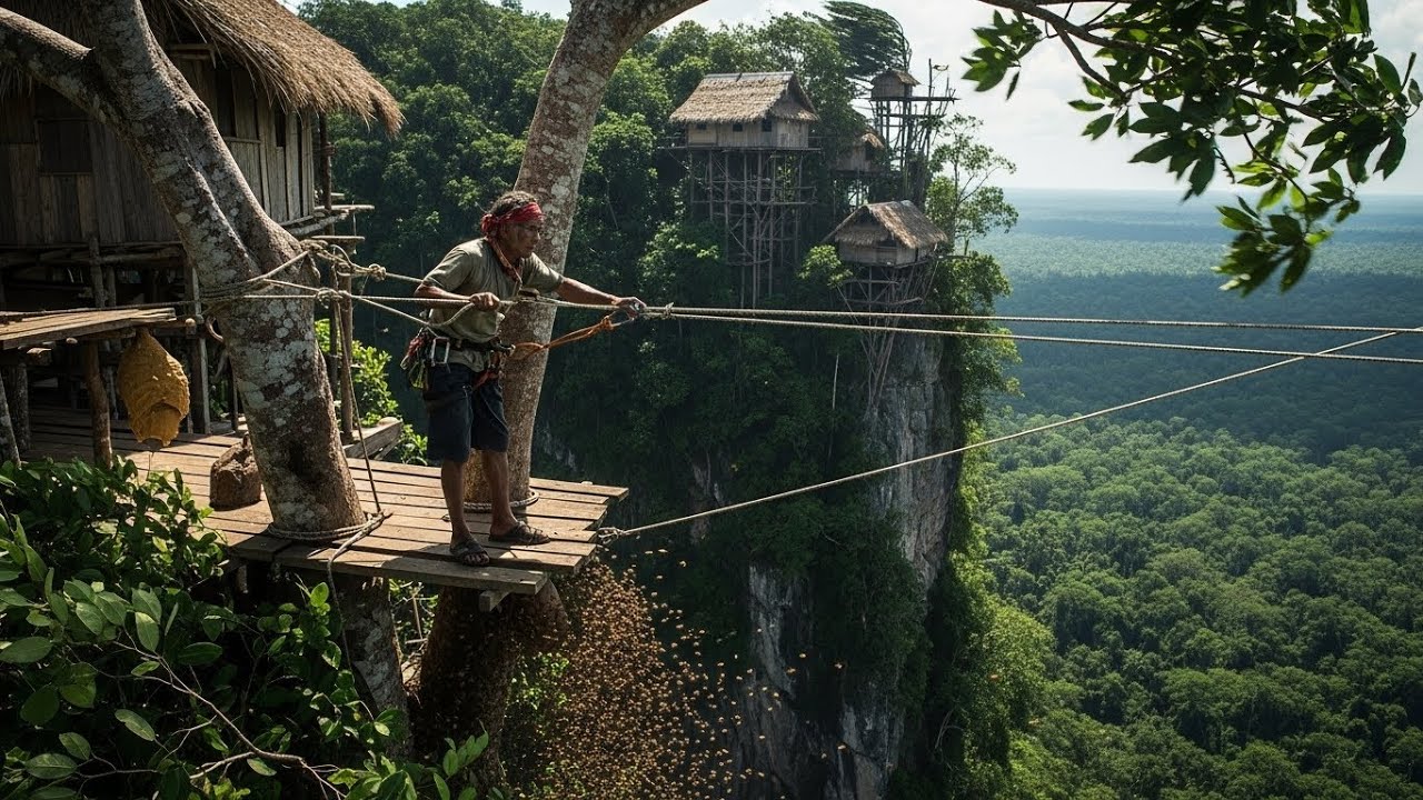 The Cliff Treehouse Village Nobody Talks About — Tracking Bees to a Secret Hive