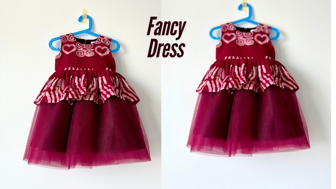 КАК КРОМИТЬ И СШИТЬ БАЛЬНОЕ ПЛАТЬЕ ДЛЯ ДЕТЕЙ, ЛЕГКОЕ КРАСИВОЕ ВЫХОДНОЕ ПЛАТЬЕ ДЛЯ ВЕЧЕРИНКИ