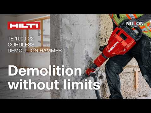 Hilti TE 1000 22 | Demolition without limits