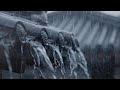 Heavy Rain & Thunder on Japanese Roof Tiles ⛈️ Deep Sleep