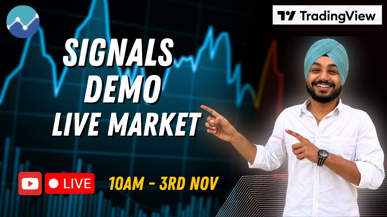 TradingView Signals LIVE Market Demo | Algo Trading India | AlgoTest ...