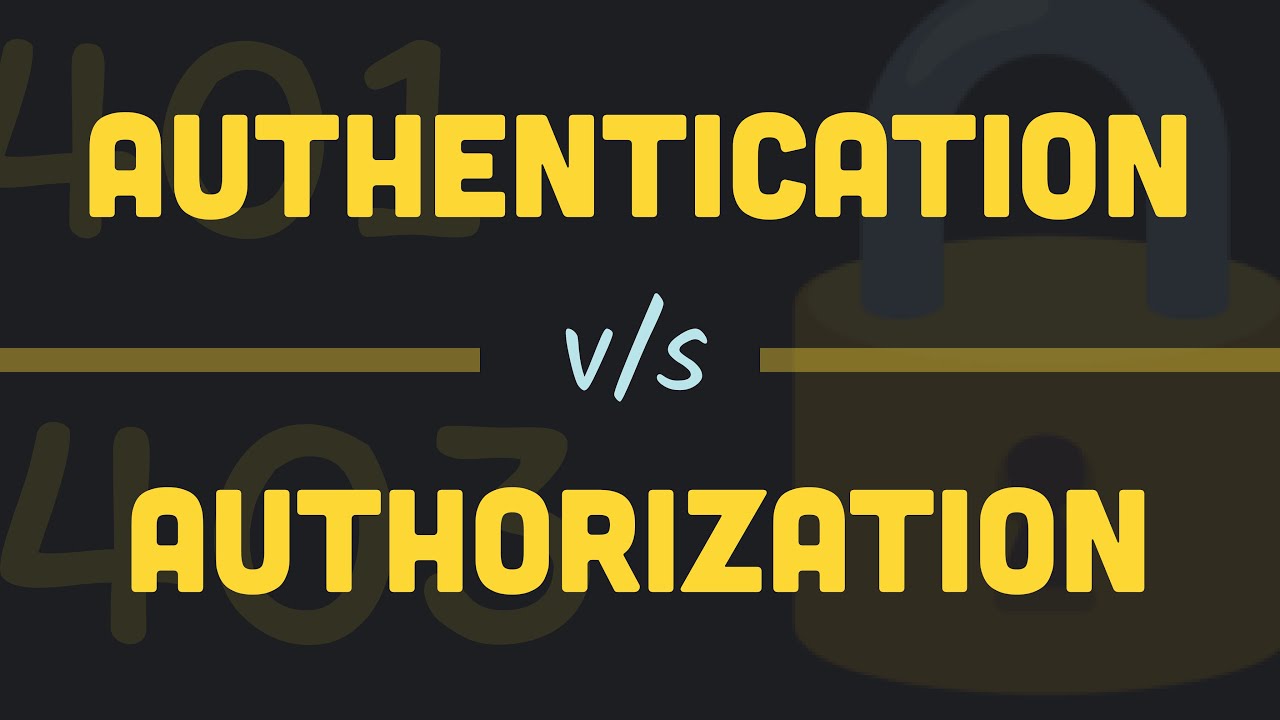 Authentication vs Authorization in 40 Seconds - YouTube
