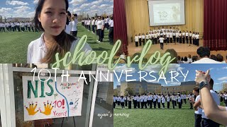 влог с 10-летия школы//10th anniversary of the school, vlog