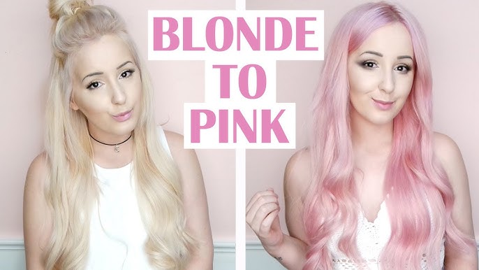 How To: Blonde To Pink Hair Tutorial | By Tashaleelyn - Youtube