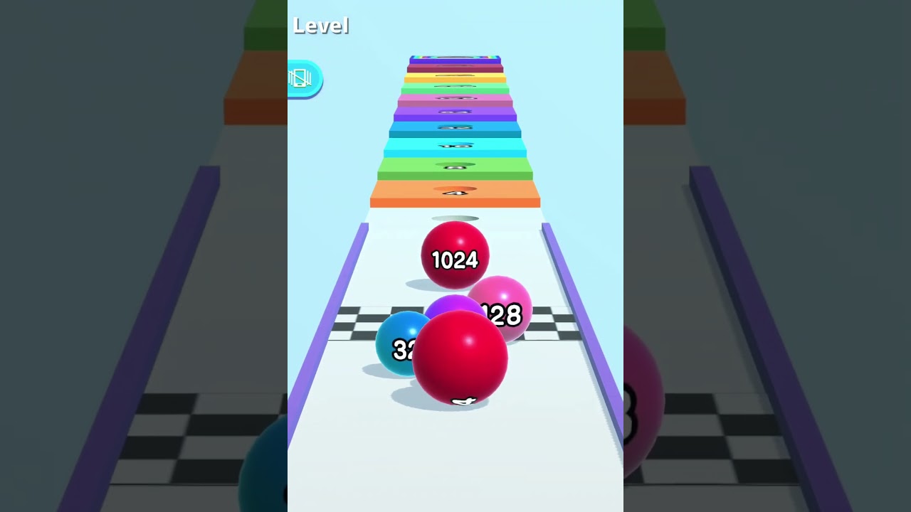 Ball Run 2048 Merge Number ! MAX LEVELS Gameplay Walkthrough 520 android, ios 