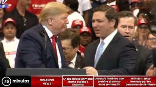 Donald Trump supera por 18 puntos a DeSantis en hipotética primaria republicana | Noticias 15/4/2022