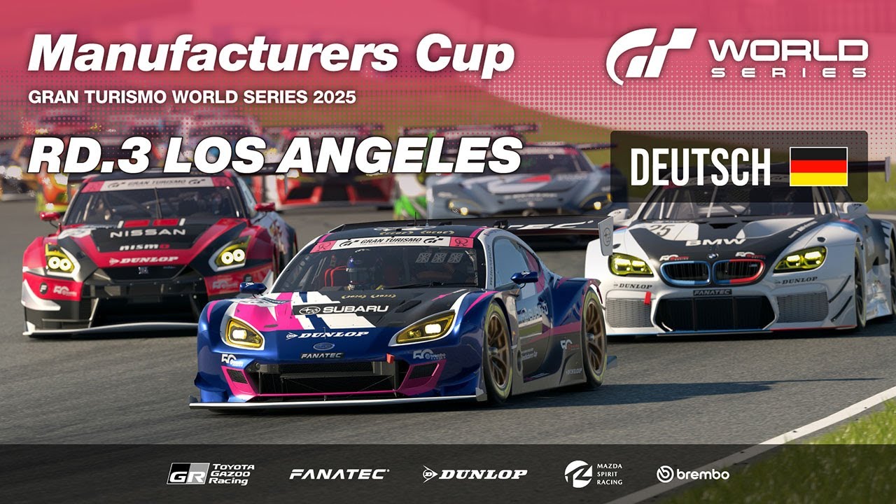 [Deutsch] GT World Series 2025 | Runde 3 - Los Angeles | Manufacturers Cup